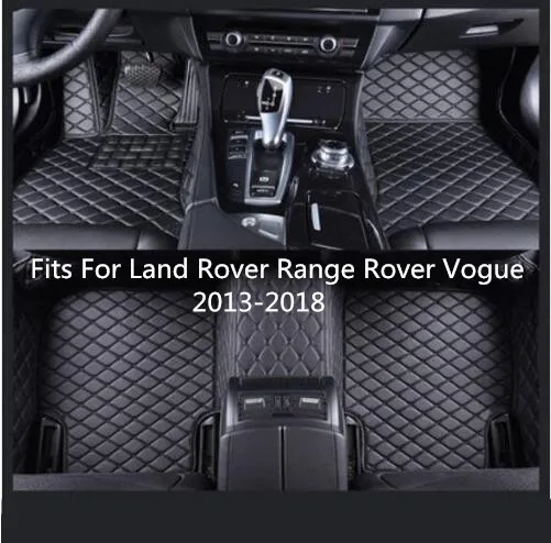 

High Qualit Car Leather Floor Mats Fits For Land Rover Range Rover Vogue 2013-2018 Free shipping