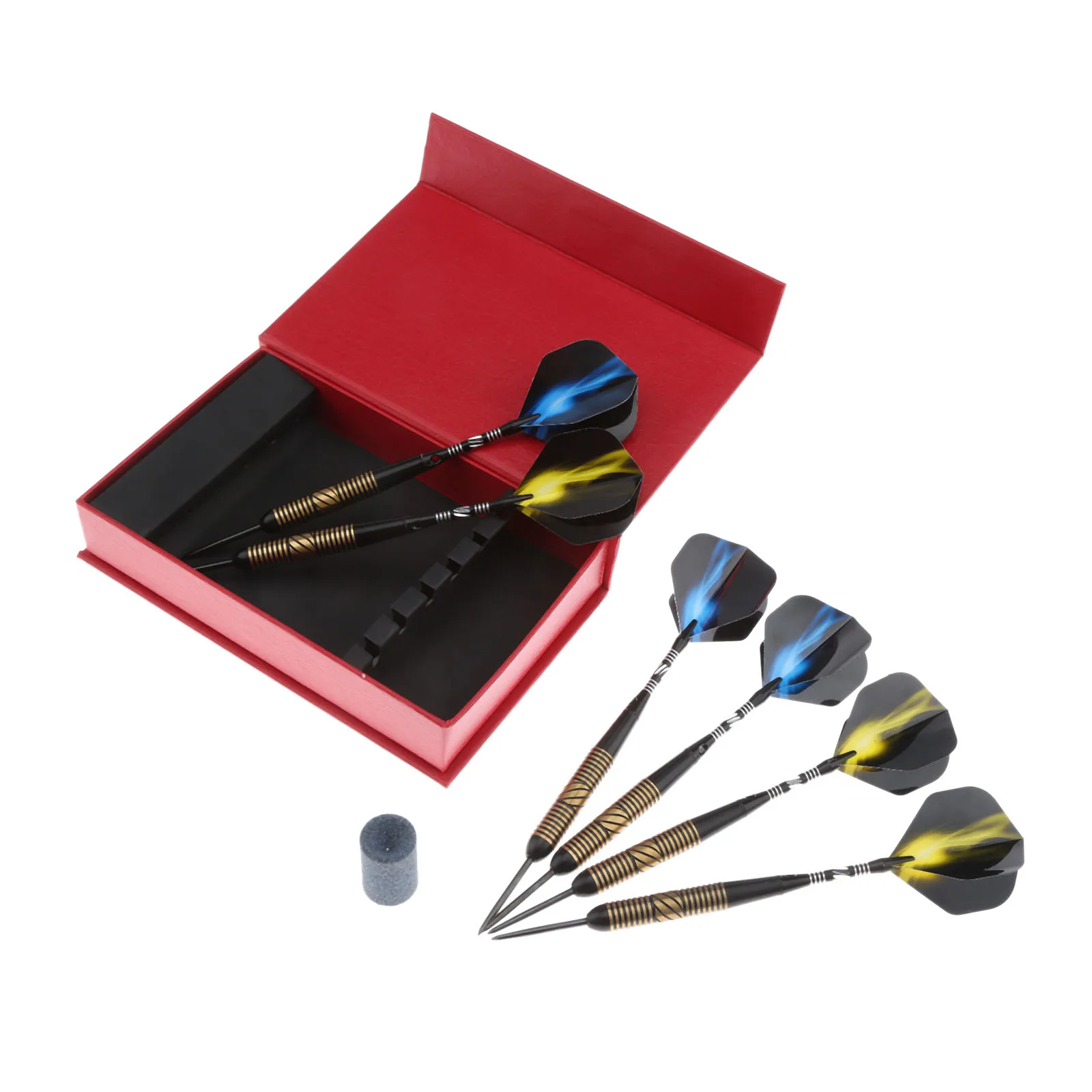 Professional 6Pcs/Box 23 Grams Steel Tip Darts Brass Darts Needle Darts