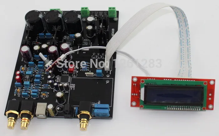 В собранном виде AK4495SEQ+ AK4118+ op-amp AD827 DAC готовая Плата декодера