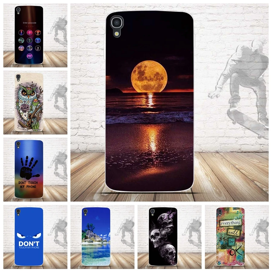 Мягкий ТПУ чехол для Alcatel OneTouch Idol 3 4 7 дюйма 6039 6039A 6039K 6039Y idol3 телефона 3D Skin |