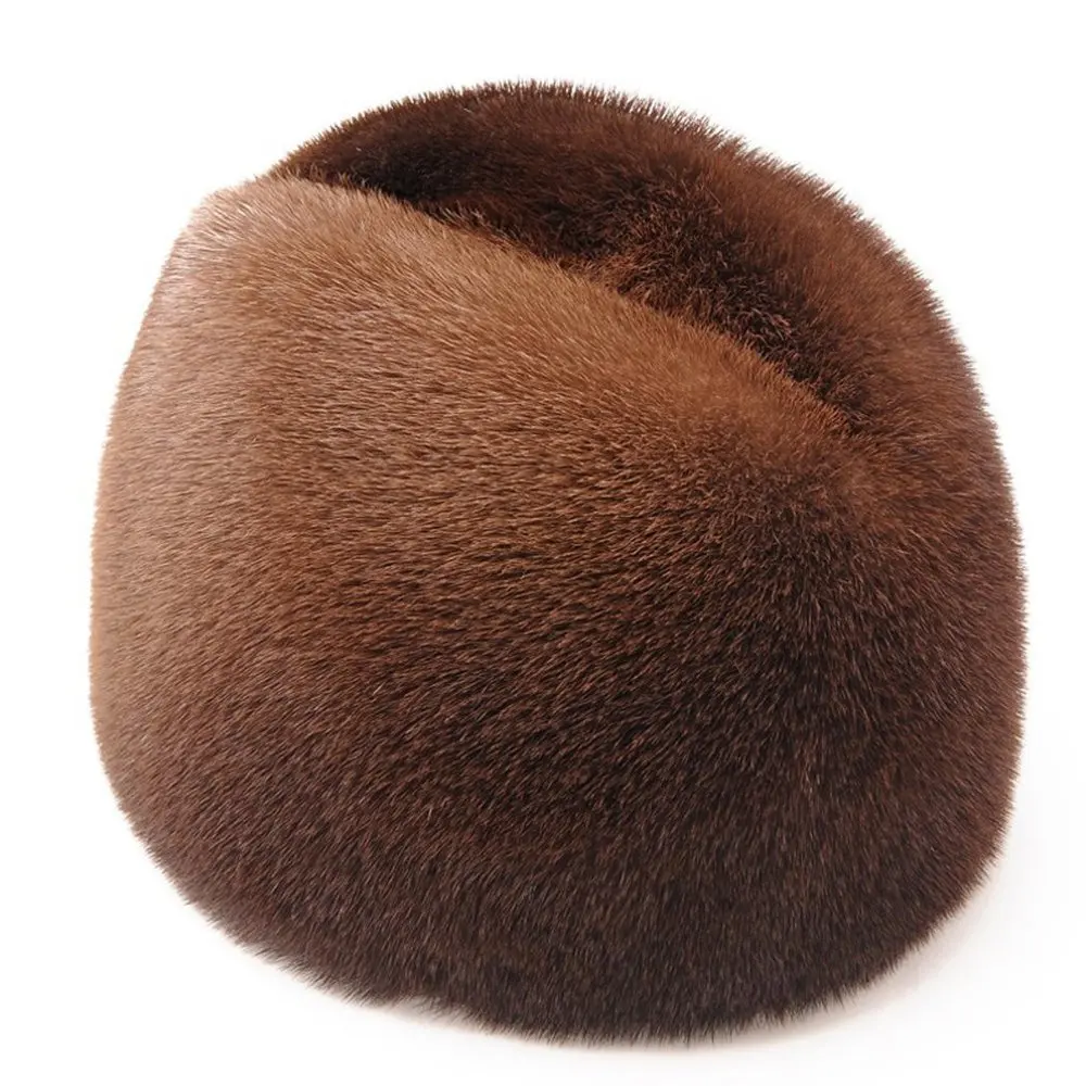 Men's Otter Skin Fur Gangster Hat 