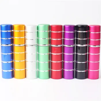 

10ML Aluminum Perfume Bottle, 10CC Mist Spray Parfum Atomizer, Fragrance Refillabe Portable bottle, Aluminium + Glass 100pcs