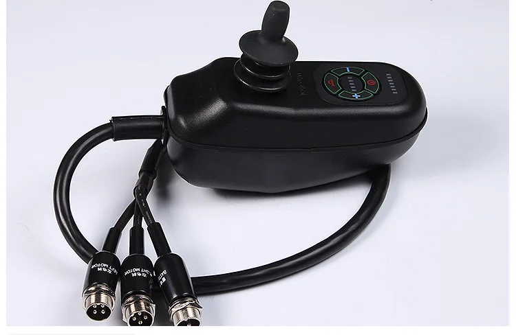 Best Double Drive Electric Wheelchair Controller DC 24v Brush Motor Joystick Controller For Wheelchair 6