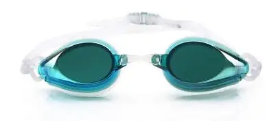 H696 Распродажа профессиональные мужские и женские плавательные очки гонщика противотуманные водонепроницаемые очки для плавания HD очки - Цвет: Lake blue