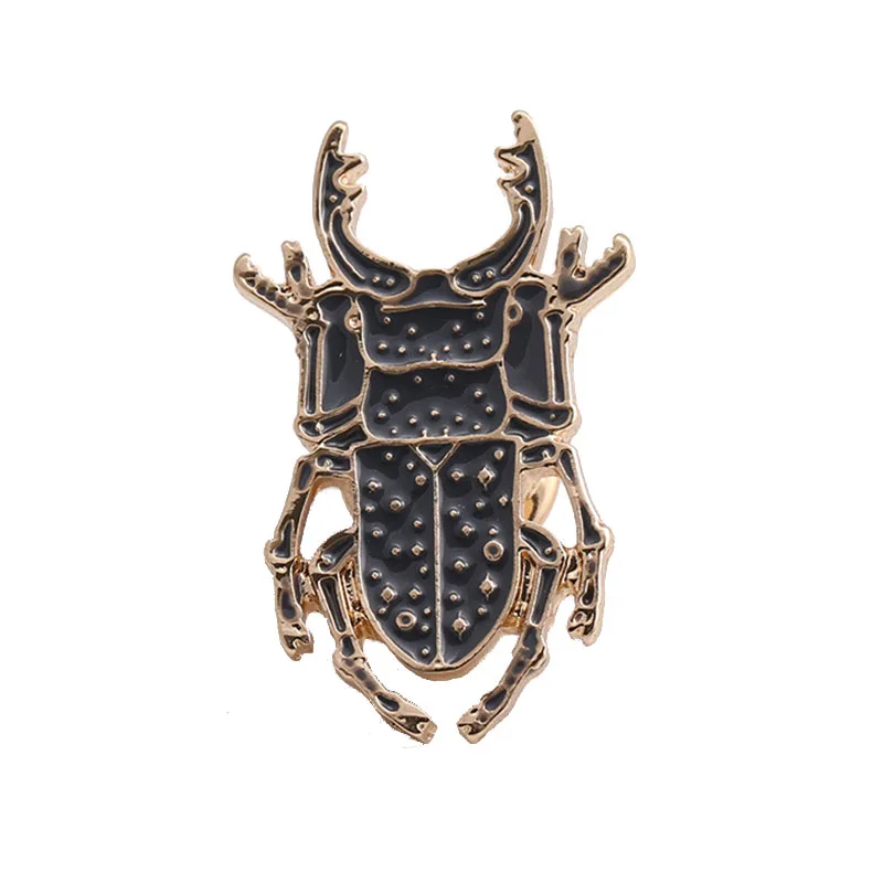 

kshmir The new glaze enamel beetle delicate and heartly fashion coat microseal brooch pin girl