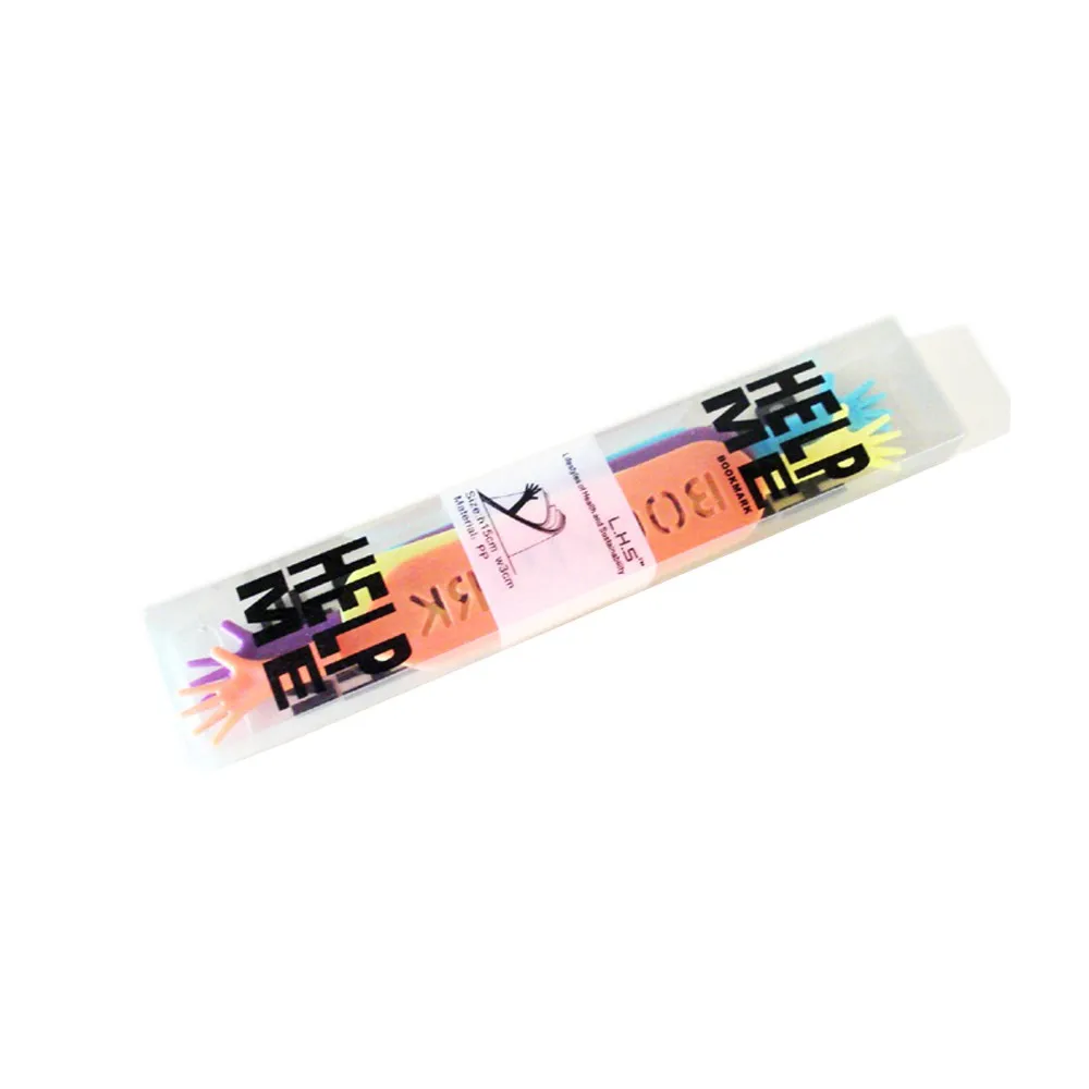 

4pcs Funny Help Me Bookmarks Pad Note Stationery Novelty Book Mark