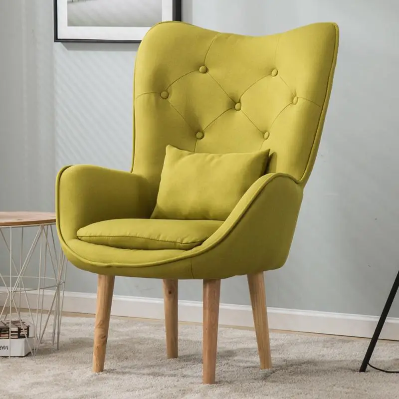 Скандинавский одноместный диван для гостиной балкон квартира мини стул