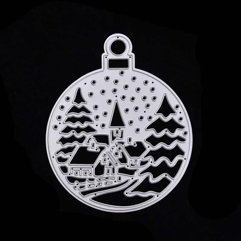 

Circle christmas tree Metal Cutting Dies Stencil for DIY Scrapbooking Paper Card making Decor Craft Embossing New 2018 stamp