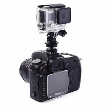 

Flash Hot Shoe DSLR Hotshoe Mount Adapter For GoPro HERO SJCAM Xiaomi YI Camera