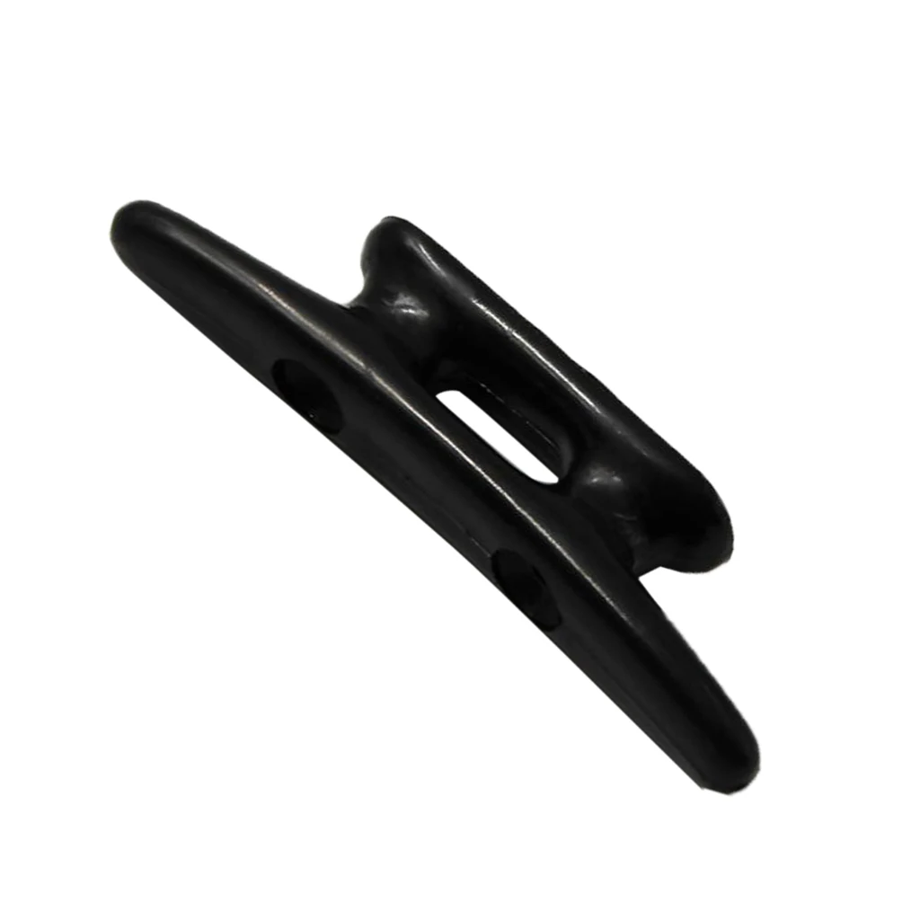 

Boat Marine or Dock Cleats Heavy Duty Black Nylon 3 inch Open Base Cleat Nylon One-step Forming