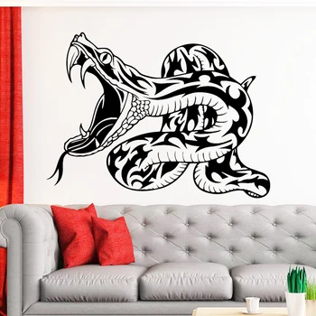 

Terrible Snake Wall Sticker for Kids Bedroom Decor Self-adhesive Living Room Decoration Bacfground Wall Art Decal Vinyl Stickers