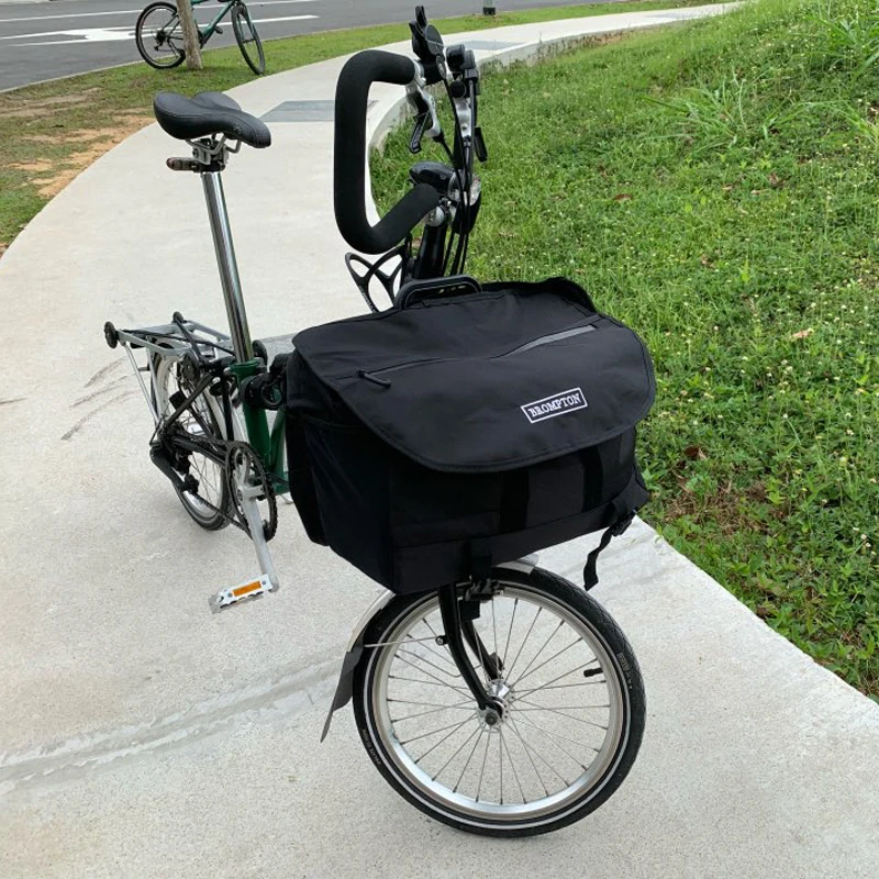 AGEKUSL S Bags Waterproof Bicycle Panniers For Brompton Folding Bike Vegetable Luggage Basket