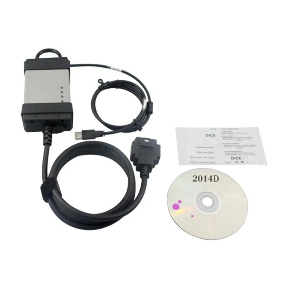 

Automotive Fault Diagnostic Scanner Tool 2014D OBD2 OBDII Car Engine Full Chip Green Board for Volvo Series Vida Dice