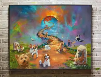 

Visionary Art warren jim Oil painting,High Quality Genuine Pure Handpainted Home Wall Decor Scenery Art oil Painting