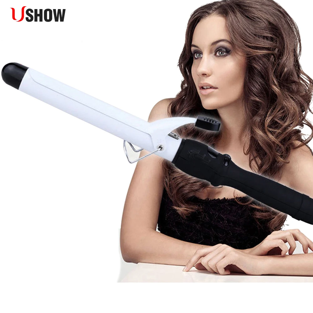 Buy USHOW Ceramic Hair Curler Professional LCD Hair