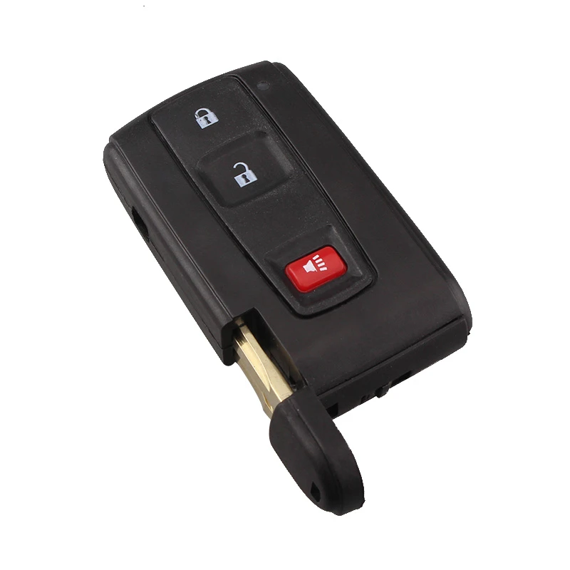 Сменный корпус без ключа умный чехол для дистанционного ключа от машины крышка Fob 2+ 1 кнопка для Toyota Prius 2004-2009 Корпус Ключа - Количество кнопок: 2Plus1 With Blade