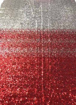

High quality african red silver tulle lace fabric/2018 newest designs net lace fabric with sequins wedding party dress