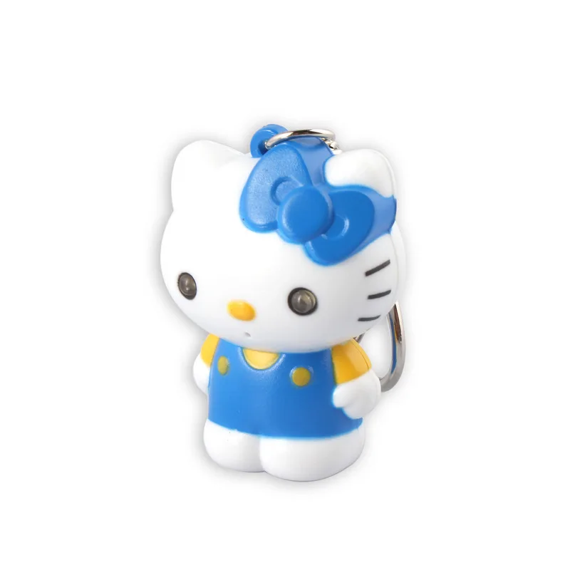 Say "I love you" hello kitty светодиодный брелок со звуком, брелок для ключей сумка Подвеска креативная игрушка-фонарик, подарок для влюбленных