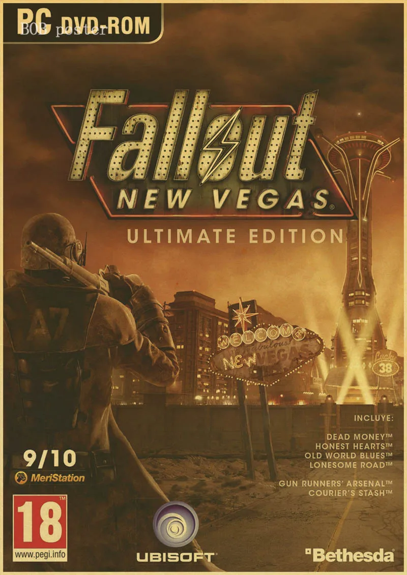 Винтажные плакаты рок Fallout игры аниме настенные украшения дома ретро плакаты, постеры декор для стен в винтажном стиле принты - Цвет: M037