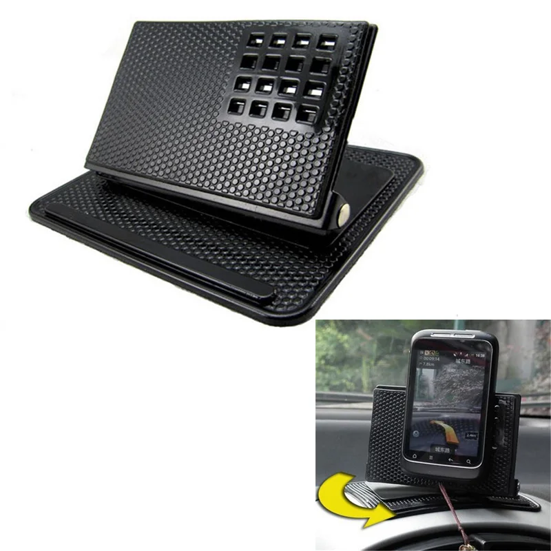 

Car Phone Holder Silicone Anti Slip Mat Mobile Phone Mount Stands Bracket Support GPS for iphone 5 6 6s plus samsung Car-styling
