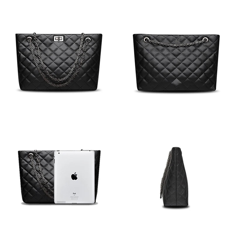 الفاخرة العلامة التجارية منقوشة Crossbody حقائب للنساء 2019 كبيرة الإناث حقائب مصمم الأسود جلدية رسول حمل حقيبة كيس الرئيسي فام