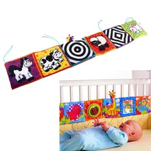 Baby Toys Детская Кровать Вокруг Ребенка Ткань Книги Детские Погремушки Знания Вокруг Мультитач Красочные Кровать Бампер для Детей toys