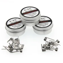 E-XY Fused Clapton с сопротивлением Core катушка нагревательной проволоки двухжильный трехядерный четырех ядерный для Е-сигарета вейпер DIY Tank Atomizer 10 шт./кор. ПМ