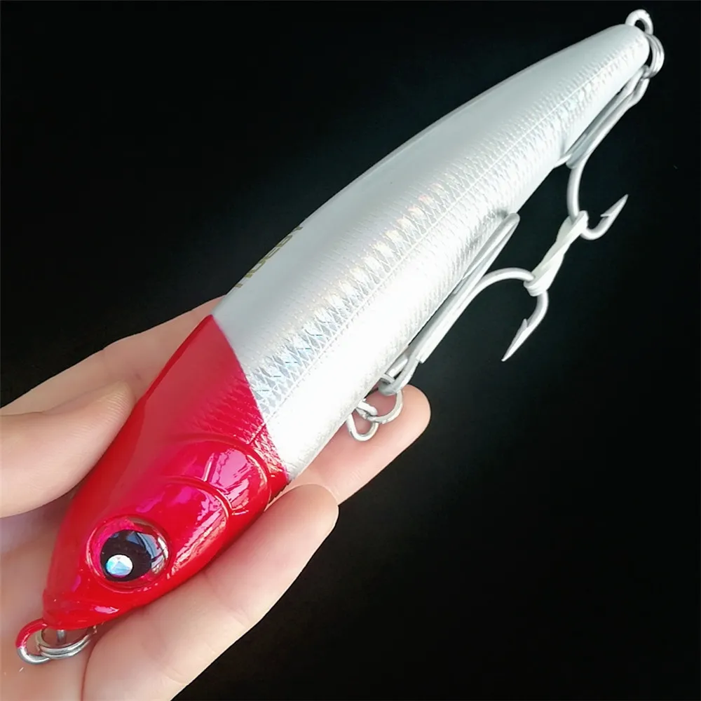 Isca de Pesca Noeby Lápis Wobbler Stickbait Isca Afundando Artificial Longa Fundição Wobblers Grande 5 Pçs 16cm 98g 11 Esporte e Lazer