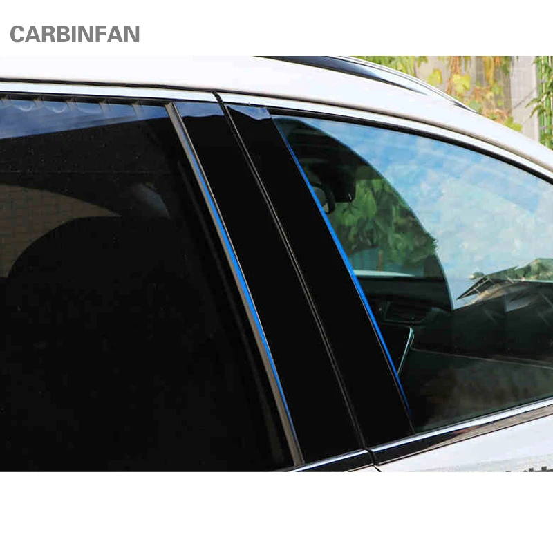 FIT FOR MITSUBISHI OUTLANDER 2013-2016 year WINDOW CHROME PILLAR POST COVER 6pcs