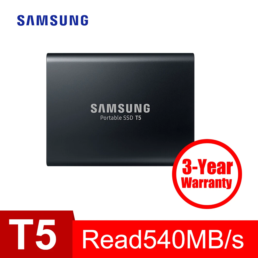 

SAMSUNG T5 External Solid State Drives 1TB USB3.1 Gen2 External SSD 1TB Hard Drive USB3.0 HDD for Laptop tablet 100% Original