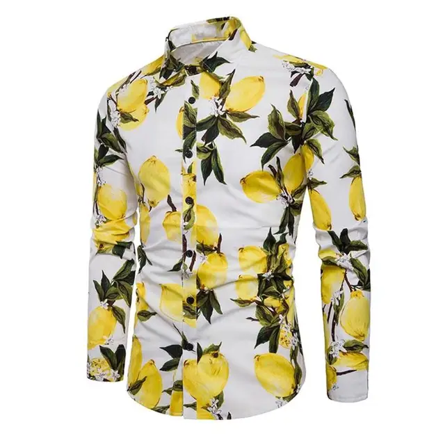 lemon hawaiian shirt