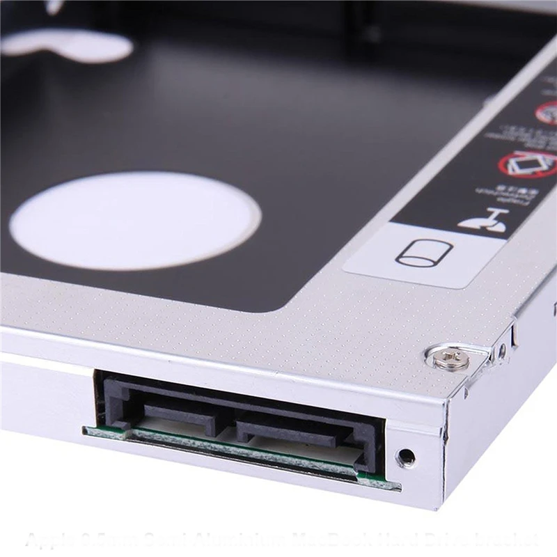 2-й второй SATA HDD SSD жесткий диск Unibody Caddy для MacBook Pro 1" 15" 1" 2009 2010 2011 2012