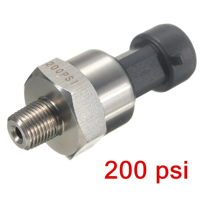 

Pressure Transducer Sensor 200psi Stainless Steel Pressure Sensor For Diesel Oil Fuel Air Gas Water Replacement Parts