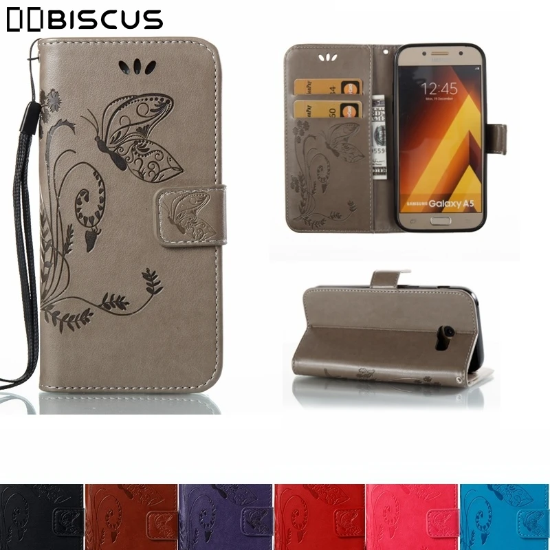 

For Samsung Galaxy S8 S9 Plus A6 A8 A9 J4 J6 J8 2018 Leather Flip Wallet Case A3 A5 A7 2017 J3 J5 Pro J7 Neo Core J2 Prime Cover
