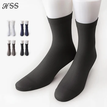 

Summer new solid breathable men socks Comfortable anti-off silk men's silk socks Thin section of business men socks 10pair/lot