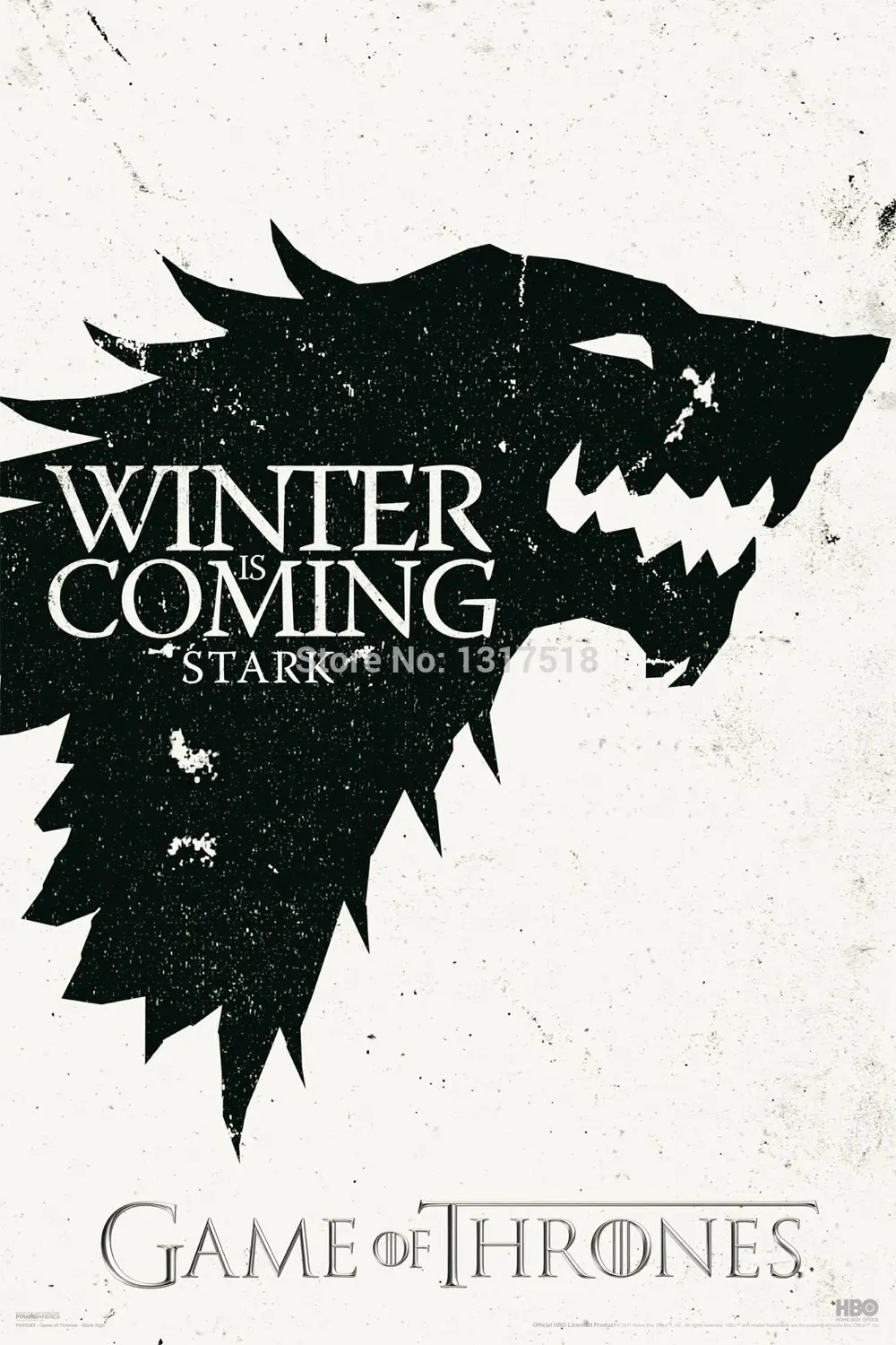 27x40cm Poster Game Of Thrones Stark Decorative Home Wall Poster In