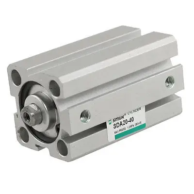 

SDA20-40 20mm Bore 40mm Stroke Thin Type Compact Air Cylinder