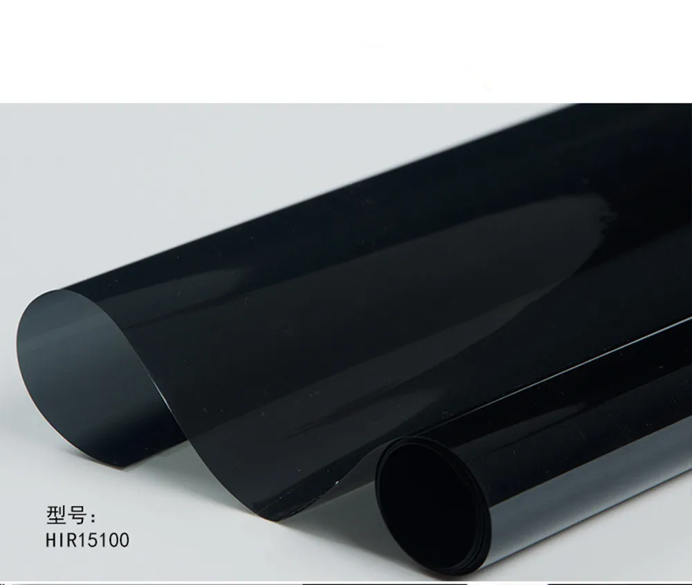 Теплоизоляция черный нано керамический оттенок оконное стекло автомобиля клей тонированный натуральный цветной Авто Оттенок 1,52 м x 15 м