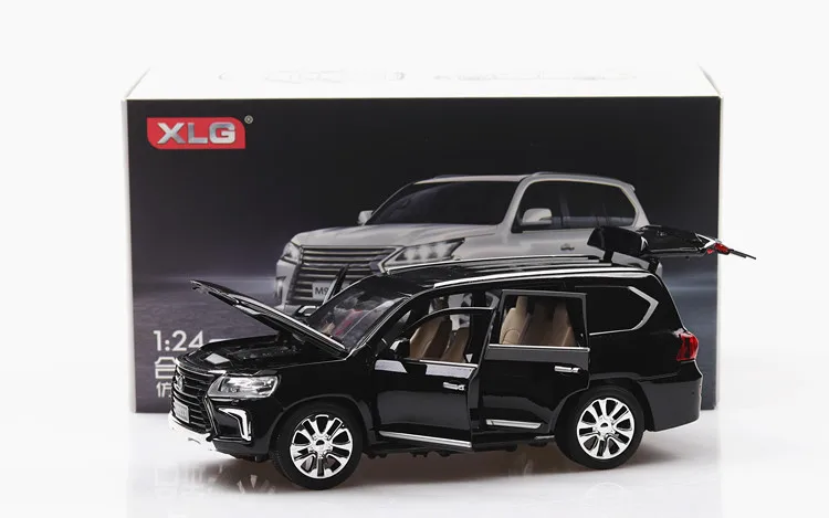 1/24 Lexus lx570 сплав модель внедорожника автомобиль. литых автомобилей детские игрушки коллекция автомобилей