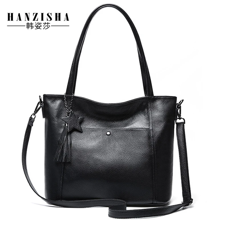 

2019 New Fashion Cow Leather Bag For Women Luxury Design Brand Bag Women Shoulder Bag High Quality Casual Tote bolsa feminina