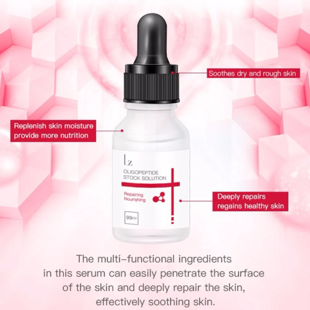 Oligopeptide Stock Solution Deep Hydration Essence Strong Moisturizing Anti-Drying Firming Skin Brighten Skin Color Face Serum