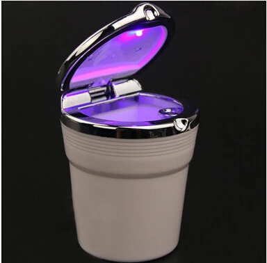 

Car LED Light Ashtray Auto Travel Cigarette Ash Holder Cup Fashion Led Car Ashtray Portable Car Accessories