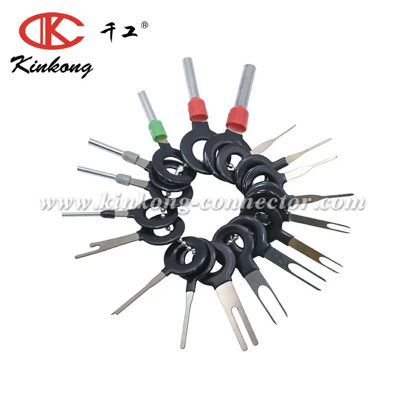 

18 Pieces Automotive Car Plug/Connector pin extractor Terminal extraction tool/Key Connector Puller Release Pin Tools