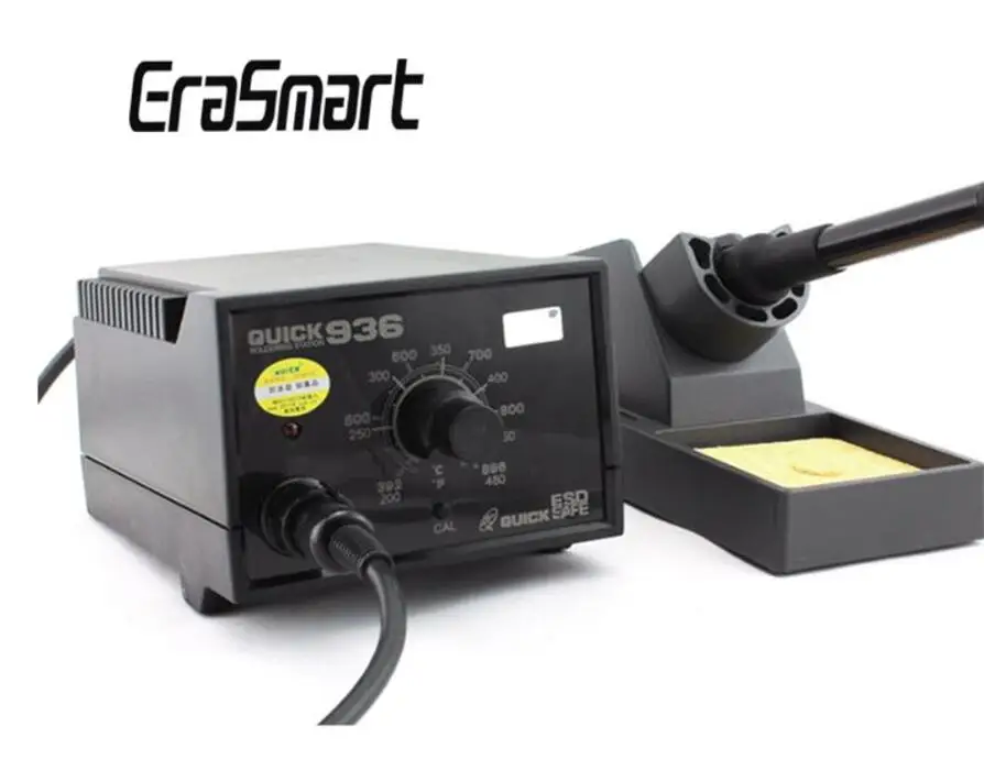 

QUICK 936 60W Constant Temperature Electronic Soldering Iron SMD Soldering Station Iron for BGA Rework