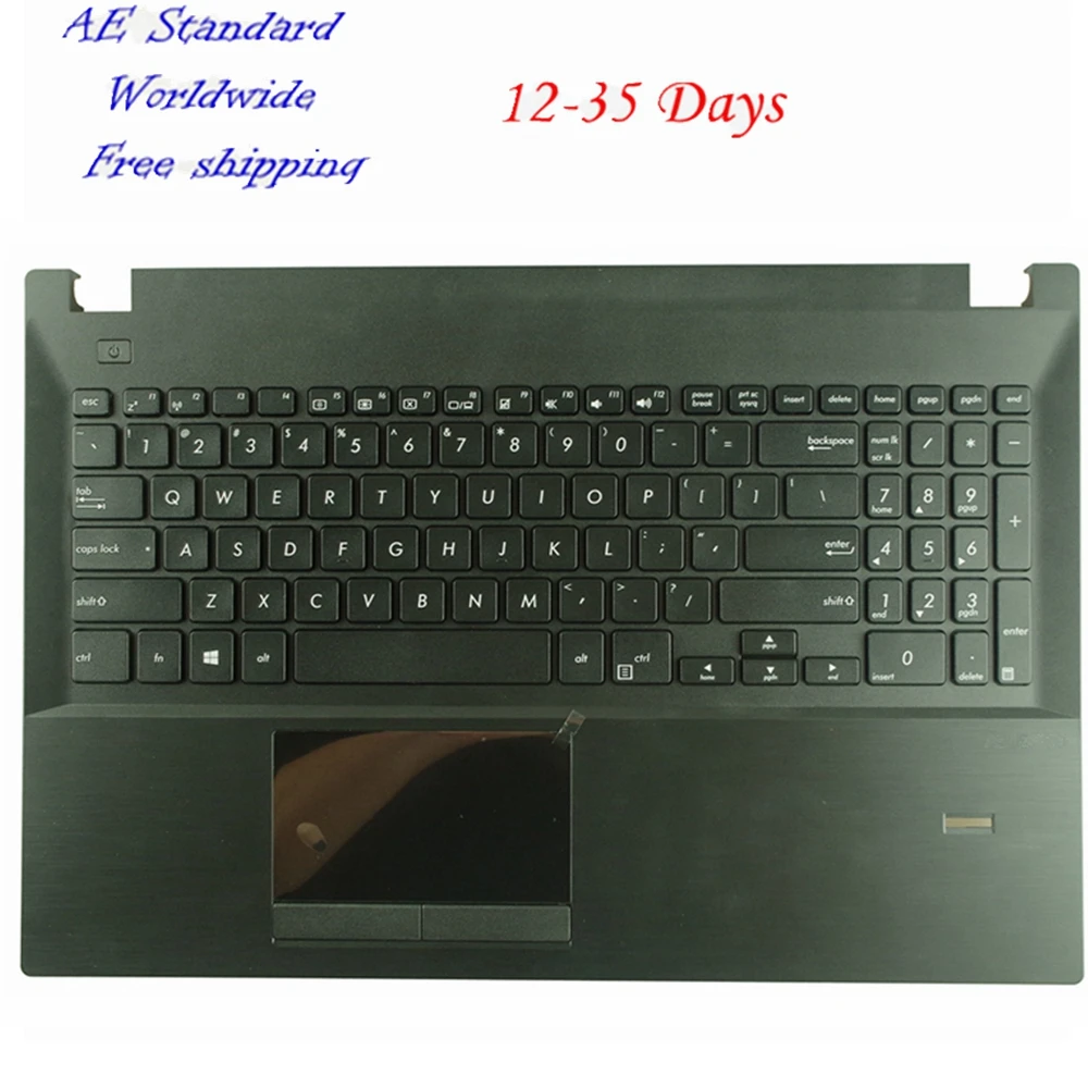 

Laptop Replace Cover CASE For ASUS PU500 PU551 PRO551L PRO551LD PRO553U PRO552L Palmrest C Case Black US Laptop keyboard