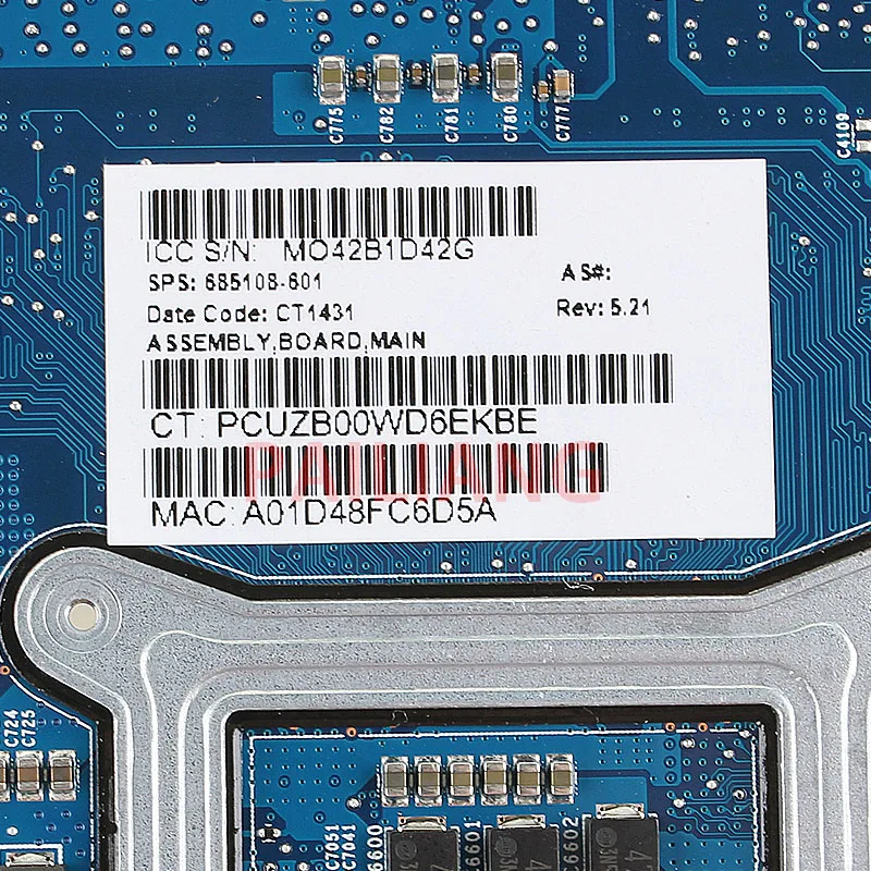 PAILIANG материнская плата для ноутбука HP 1000 CQ45 HM76 HD6470M PC 685108 001 601 6050A2493101 MB A02 tesed