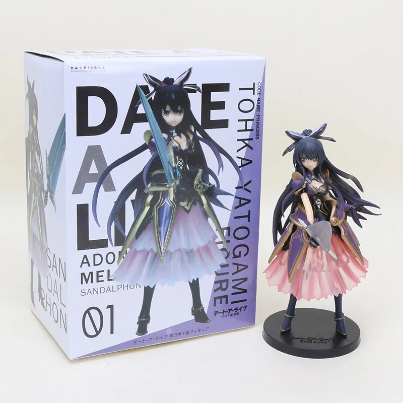 

17CM Date a Live Tohka Yatogami with sword PVC Action Figure Toy