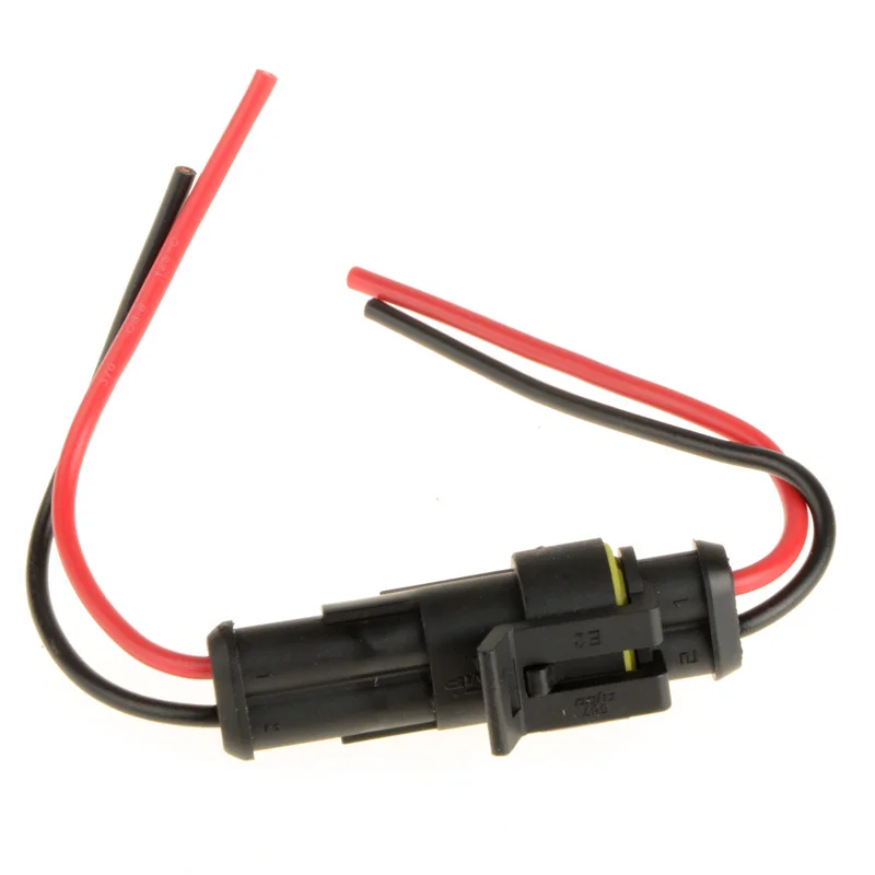 Hot Sale 2 Pin Electrical Wire Connector Plug Motorcycle Car Marine Phacc G0179 P