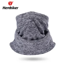 HEROBIKER Motorcycle Face Mask Moto Thermal Fleece Mask Scarf Headband Neckerchief Autumn Winter Cold-proof Cycling Skiing Mask