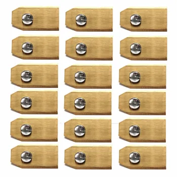 

18pcs Top Quality Titanium Coated 0.75mm Automower Lawn Mower Blade Set For Husqvarnas Gardena 35x18mm
